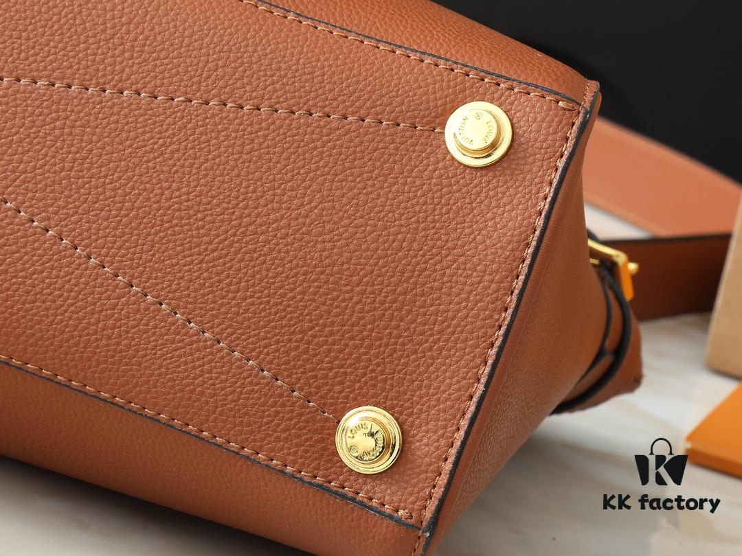 Upgraded Original Lock It MM Bag in M11214 Green, M22914 Black, M22925 Brown, M23061 Beige, M22927 Greyish Brown