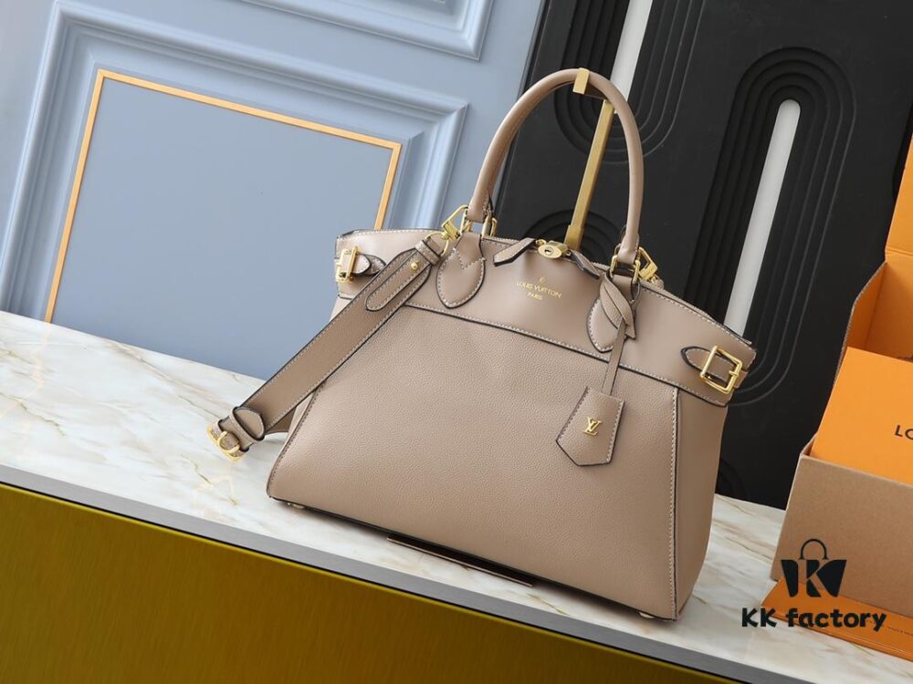 Upgraded Original Lock It MM Bag in M11214 Green, M22914 Black, M22925 Brown, M23061 Beige, M22927 Grayish Brown