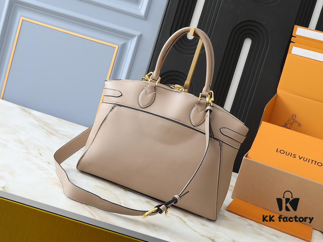 Upgraded Original Lock It MM Bag in M11214 Green, M22914 Black, M22925 Brown, M23061 Beige, M22927 Grayish Brown