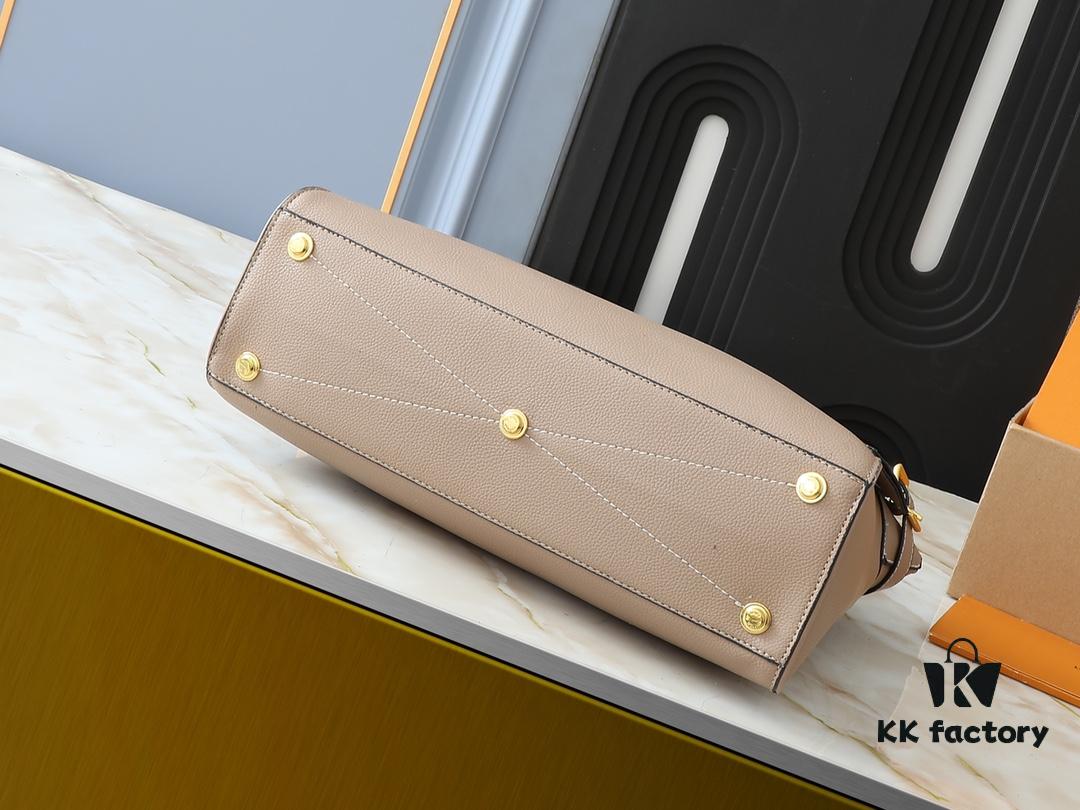 Upgraded Original Lock It MM Bag in M11214 Green, M22914 Black, M22925 Brown, M23061 Beige, M22927 Grayish Brown