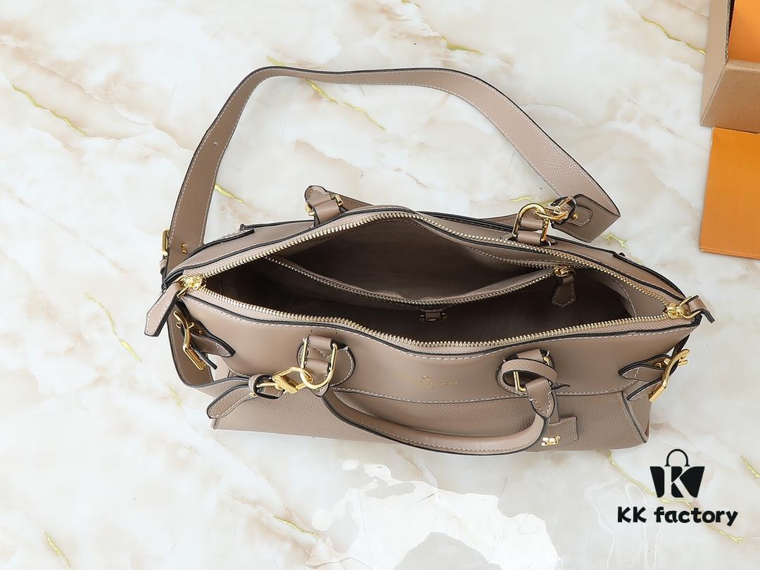 Upgraded Original Lock It MM Bag in M11214 Green, M22914 Black, M22925 Brown, M23061 Beige, M22927 Grayish Brown