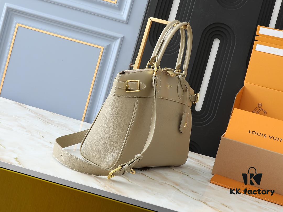 Upgraded Original Lock It MM Bag in M11214 Green, M22914 Black, M22925 Brown, M23061 Off-White, M22927 Greige