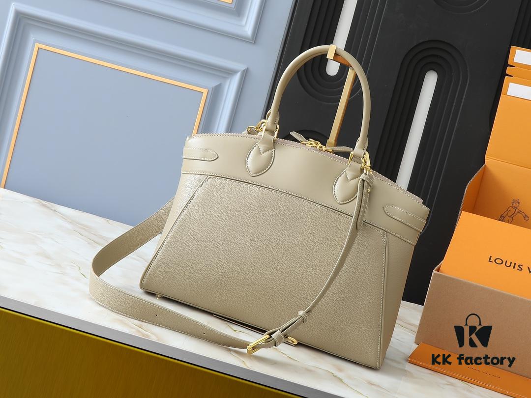 Upgraded Original Lock It MM Bag in M11214 Green, M22914 Black, M22925 Brown, M23061 Off-White, M22927 Greige