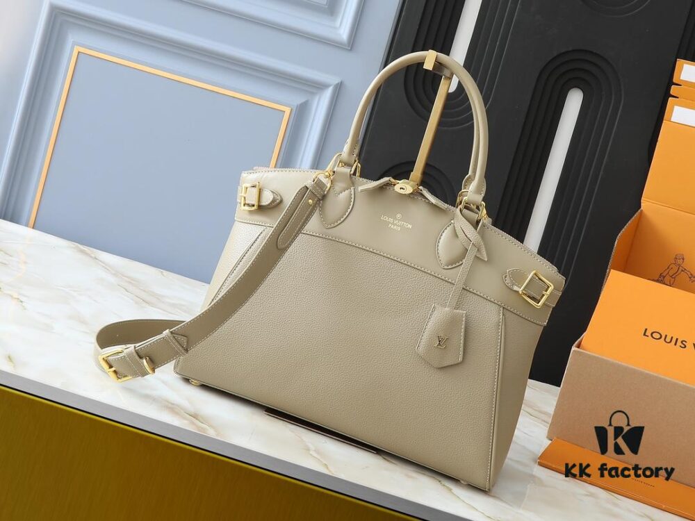 Upgraded Original Lock It MM Bag in M11214 Green, M22914 Black, M22925 Brown, M23061 Off-White, M22927 Greige