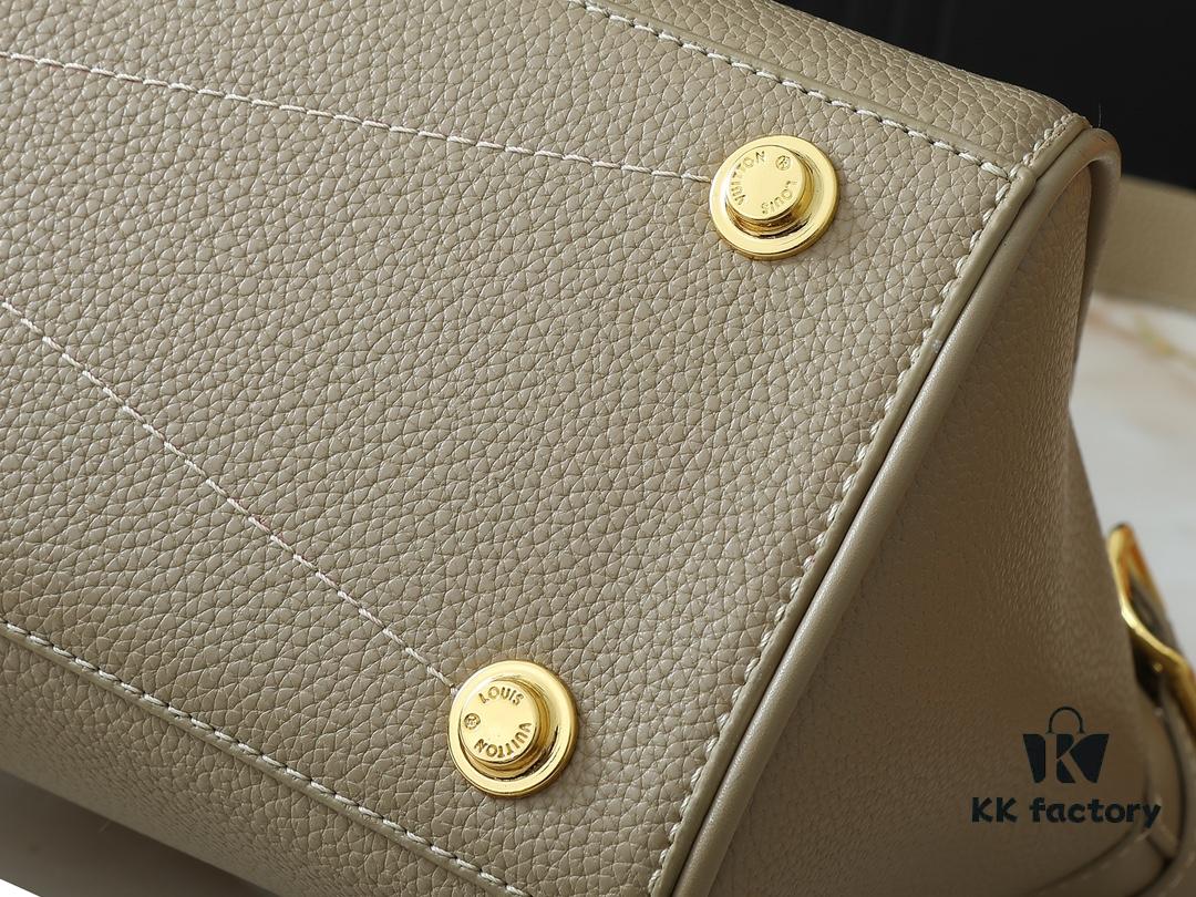 Upgraded Original Lock It MM Bag in M11214 Green, M22914 Black, M22925 Brown, M23061 Off-White, M22927 Greige