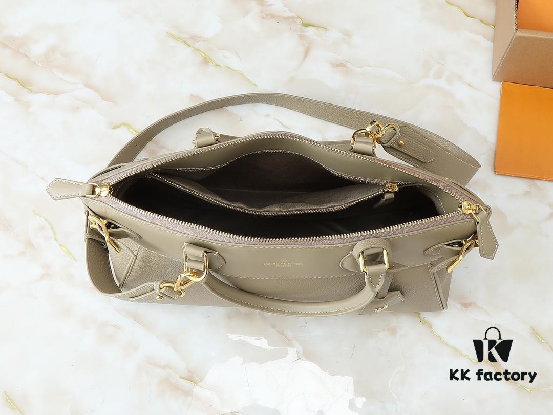 Upgraded Original Lock It MM Bag in M11214 Green, M22914 Black, M22925 Brown, M23061 Off-White, M22927 Greige