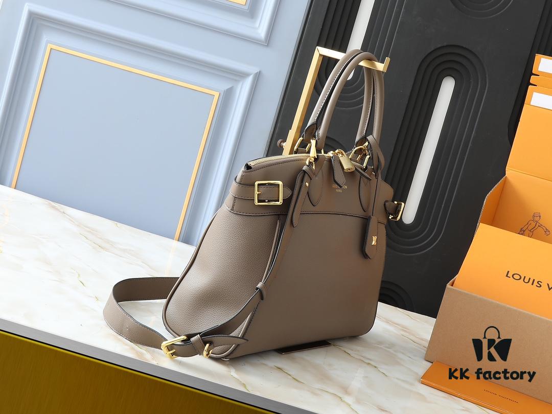 Upgraded Original Lock It MM Bag in M11214 Green, M22914 Black, M22925 Brown, M23061 Beige, M22927 Grayish Brown