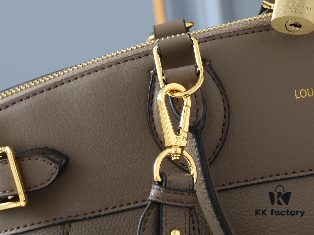 Upgraded Original Lock It MM Bag in M11214 Green, M22914 Black, M22925 Brown, M23061 Beige, M22927 Grayish Brown