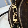 Upgraded Original M12996 LV Crescent Dual-Zip Handbag