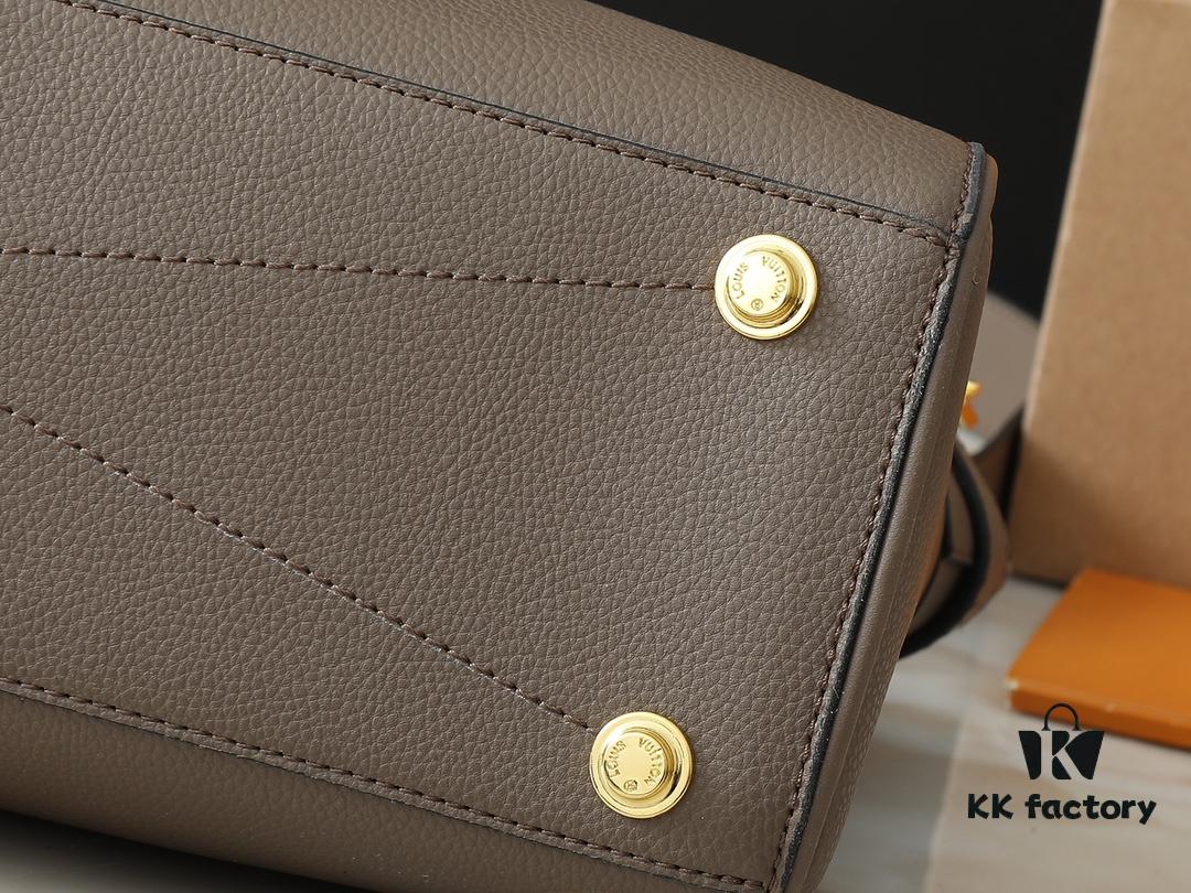 Upgraded Original Lock It MM Bag in M11214 Green, M22914 Black, M22925 Brown, M23061 Beige, M22927 Grayish Brown