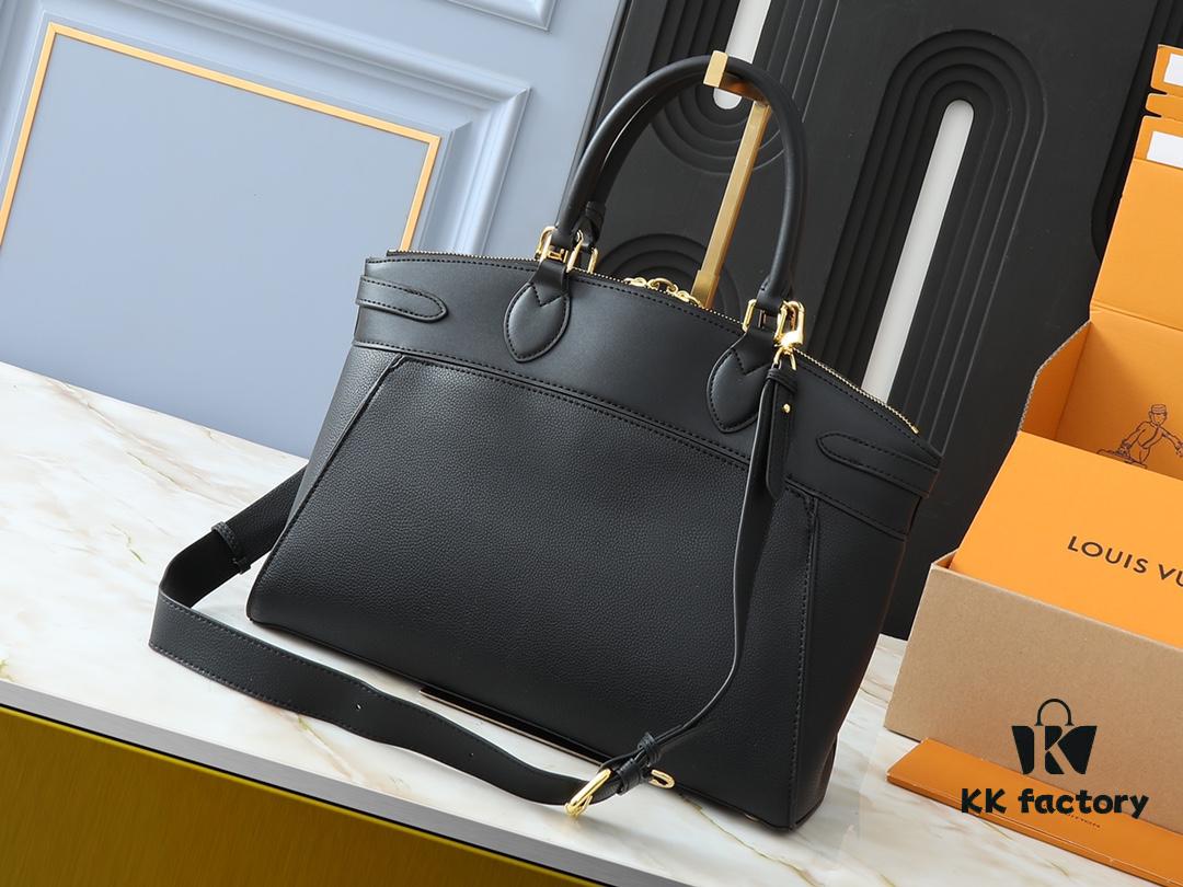 Upgraded Original Lock It MM Bag in M11214 Green, M22914 Black, M22925 Brown, M23061 Beige, M22927 Grayish Brown