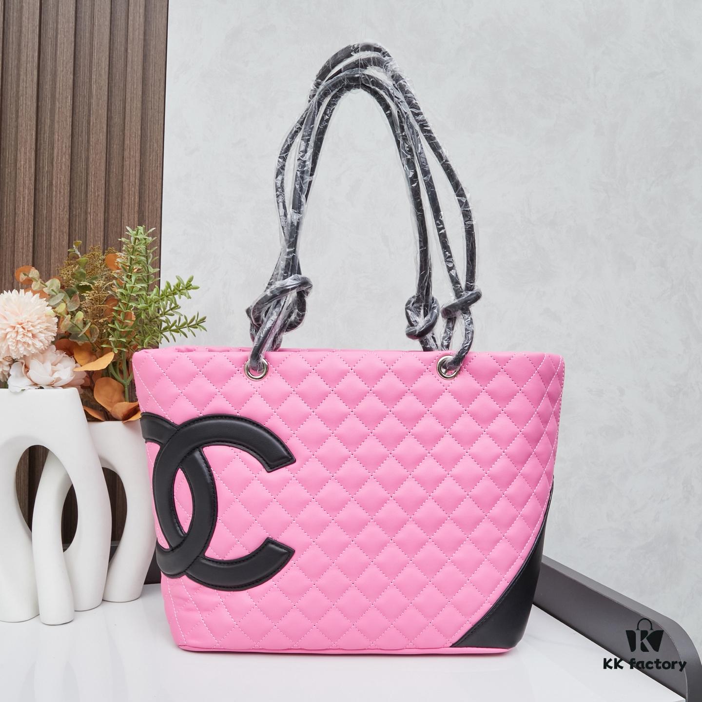 New Chanel Panda Campana Wicker Basket - Classic Black and White Panda Color, Stylish and Elegant