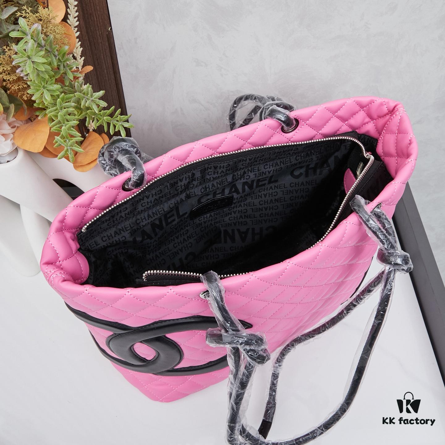 New Chanel Panda Campana Wicker Basket - Classic Black and White Panda Color, Stylish and Elegant