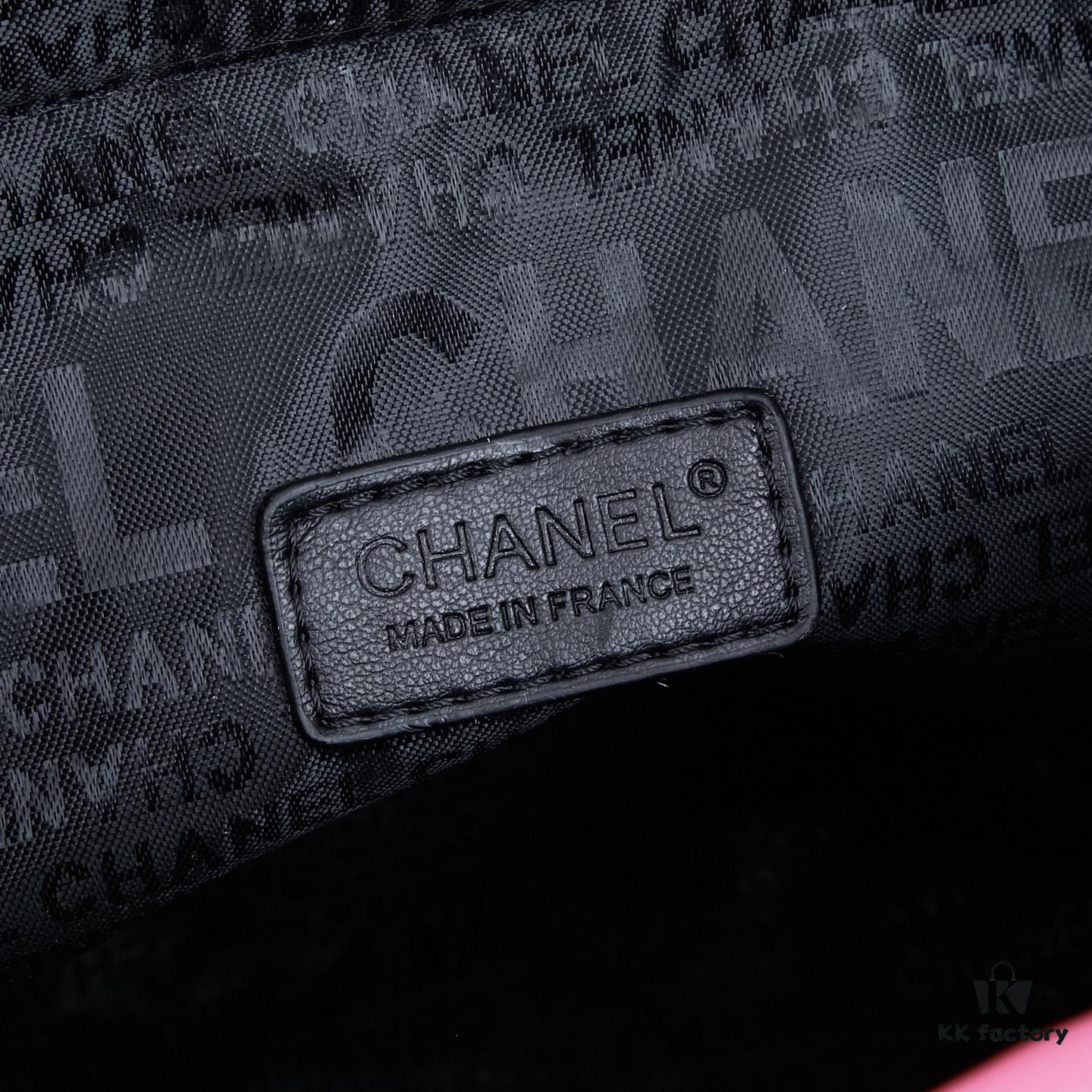 New Chanel Panda Campana Wicker Basket - Classic Black and White Panda Color, Stylish and Elegant