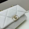 New Arrival with Box CHANEL Chanel Platinum White 19 Bag