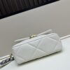 New Arrival with Box CHANEL Chanel Platinum White 19 Bag