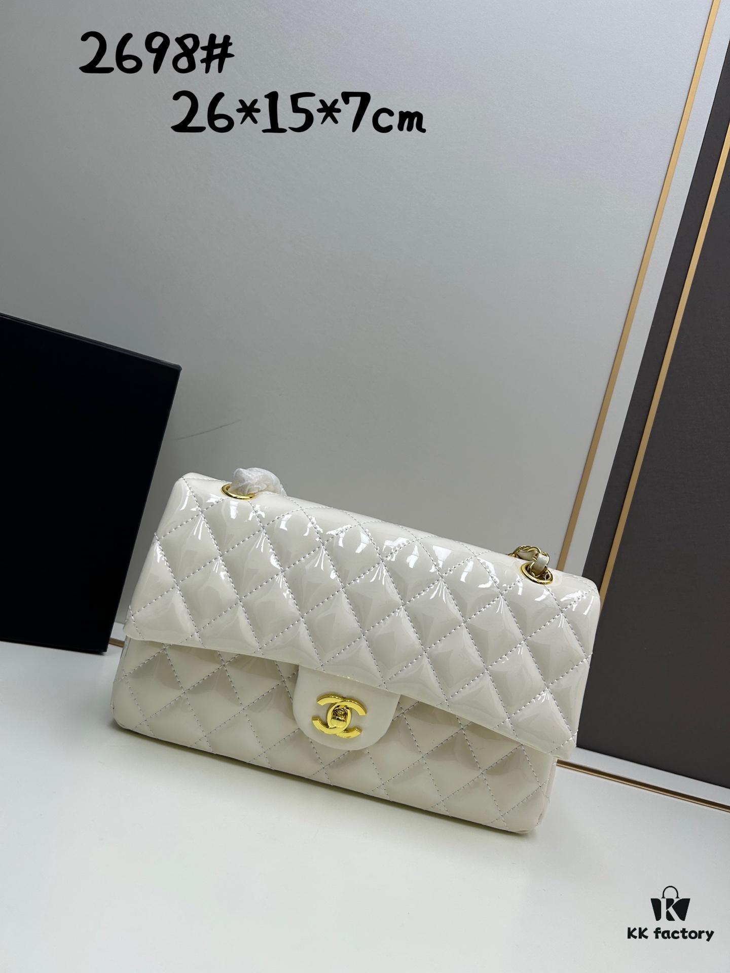 New Arrival with Box Chanel CF Classic Must-Have 'Goddess Bag' Loved by Fashion Icons