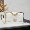 New Arrival with Box CHANEL Chanel Platinum White 19 Bag