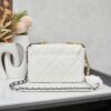 New Arrival with Box CHANEL Chanel Platinum White 19 Bag