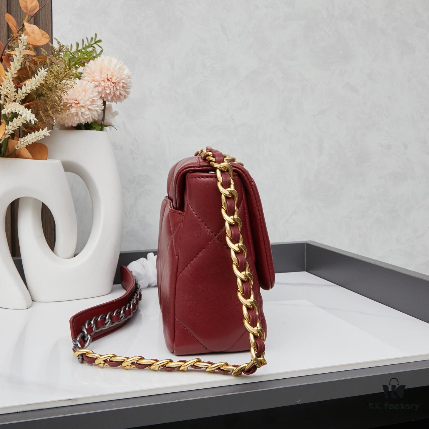 New Arrival with Box CHANEL Platinum White 19 Bag