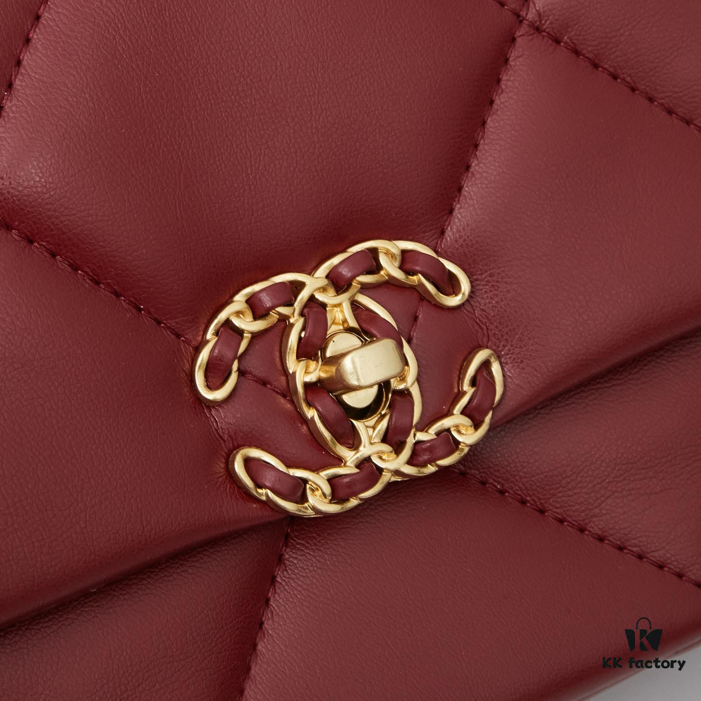 New Arrival with Box CHANEL Platinum White 19 Bag