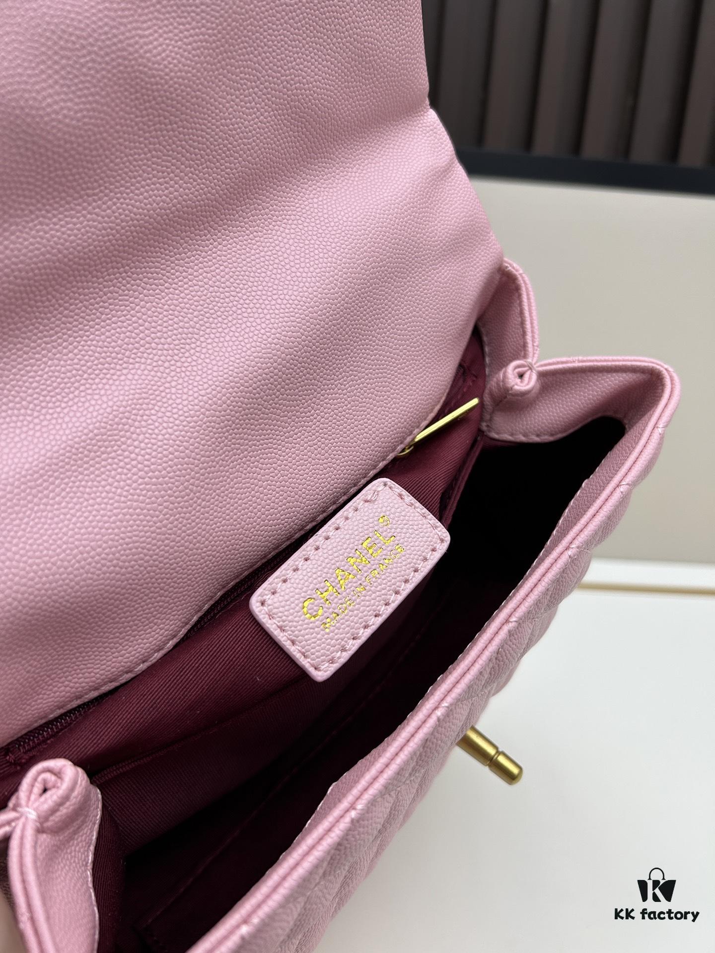 Chanel Coco Handle Box Set - Black Calfskin with Red Handle