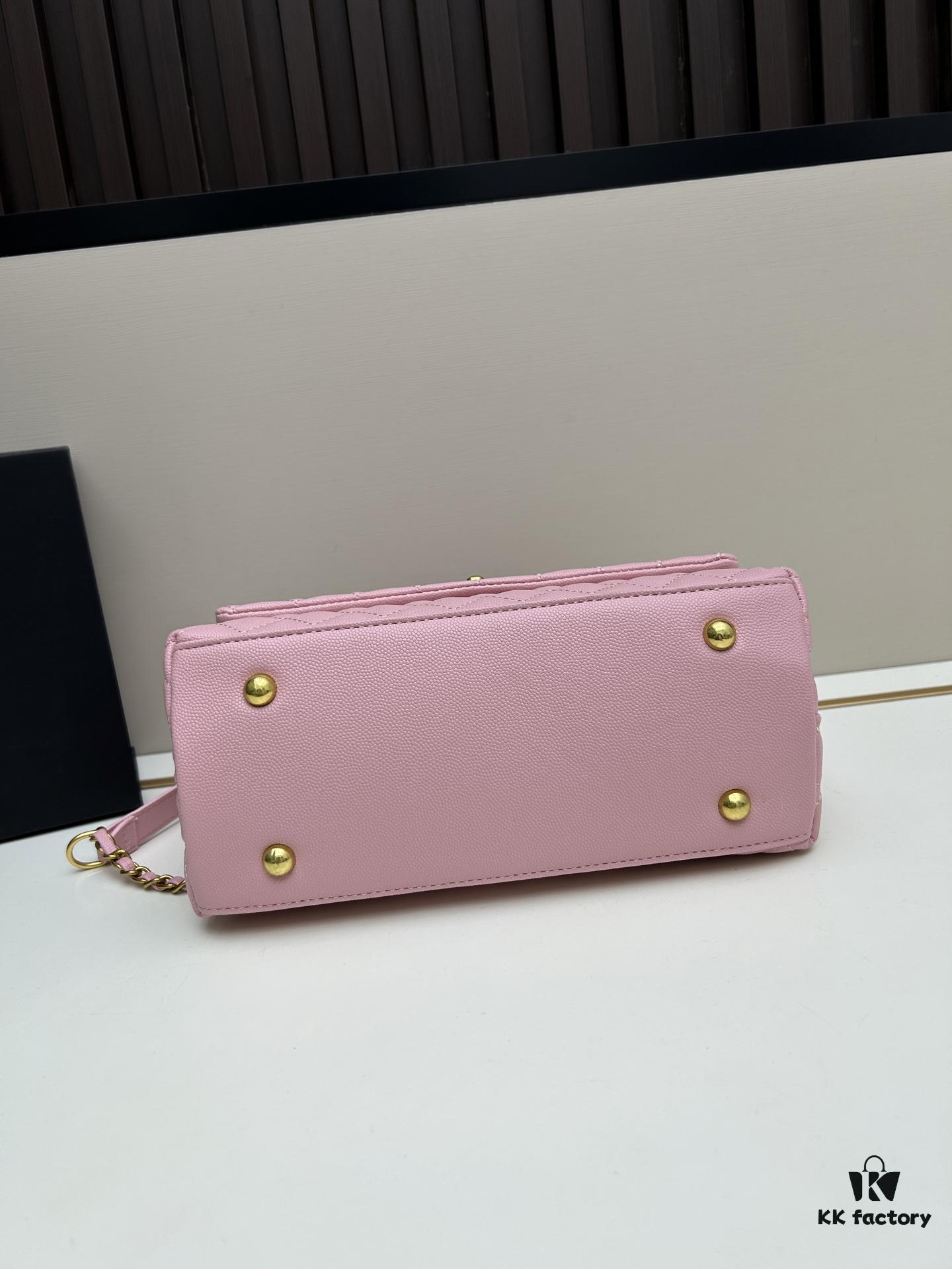 Chanel Coco Handle Box Set - Black Calfskin with Red Handle