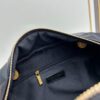 New Chanel 24A Bowling Bag Small Black Crinkled Calfskin