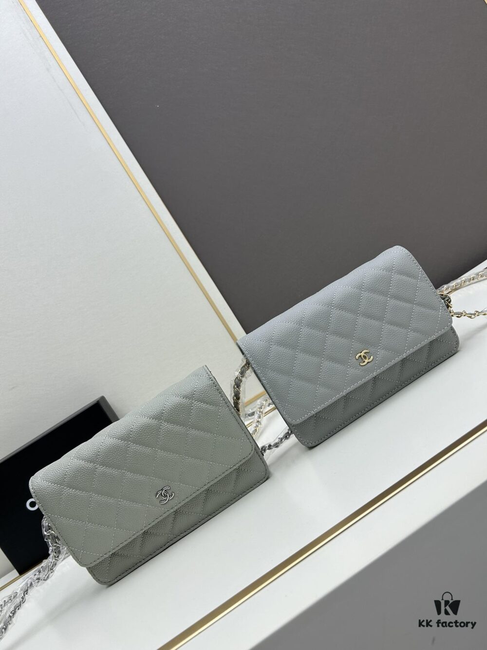 Chanel WOC Classic Fortune Bag with Box (33814 Ball Texture) - Can Be Worn as Crossbody, Shoulder or Clutch