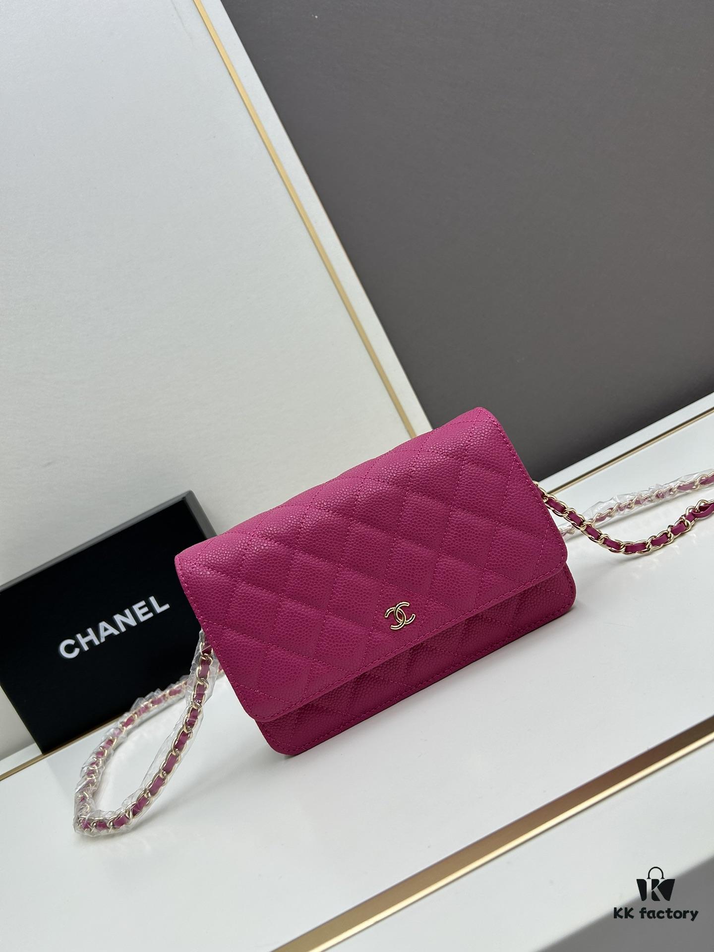Chanel WOC Classic Fortune Bag with Box (33814 Ball Texture)