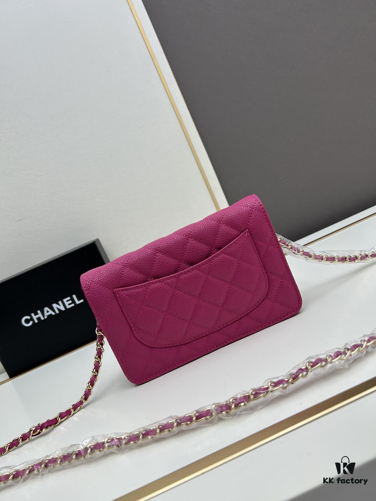 Chanel WOC Classic Fortune Bag with Box (33814 Ball Texture)