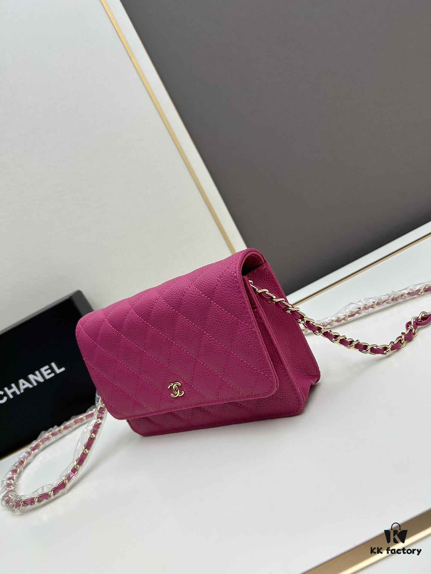 Chanel WOC Classic Fortune Bag with Box (33814 Ball Texture)