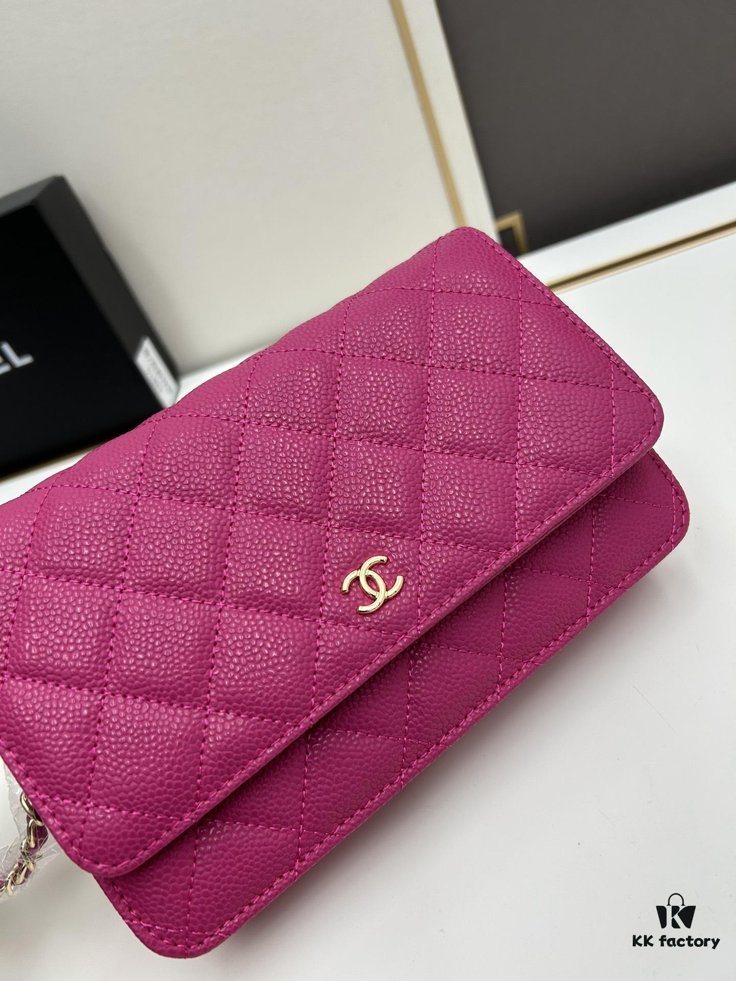 Chanel WOC Classic Fortune Bag with Box (33814 Ball Texture)