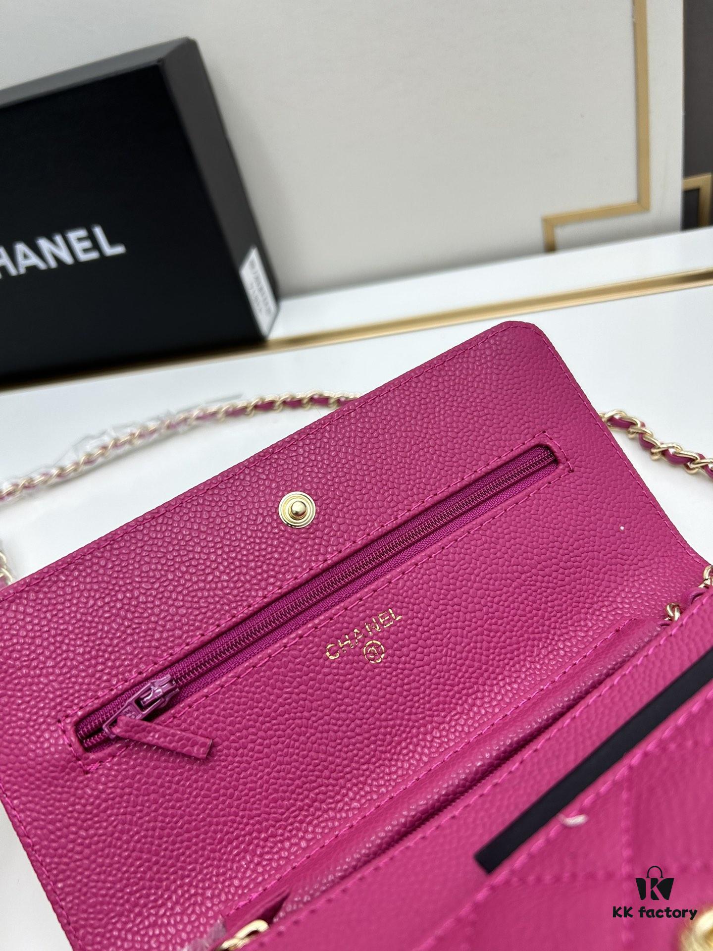 Chanel WOC Classic Fortune Bag with Box (33814 Ball Texture)