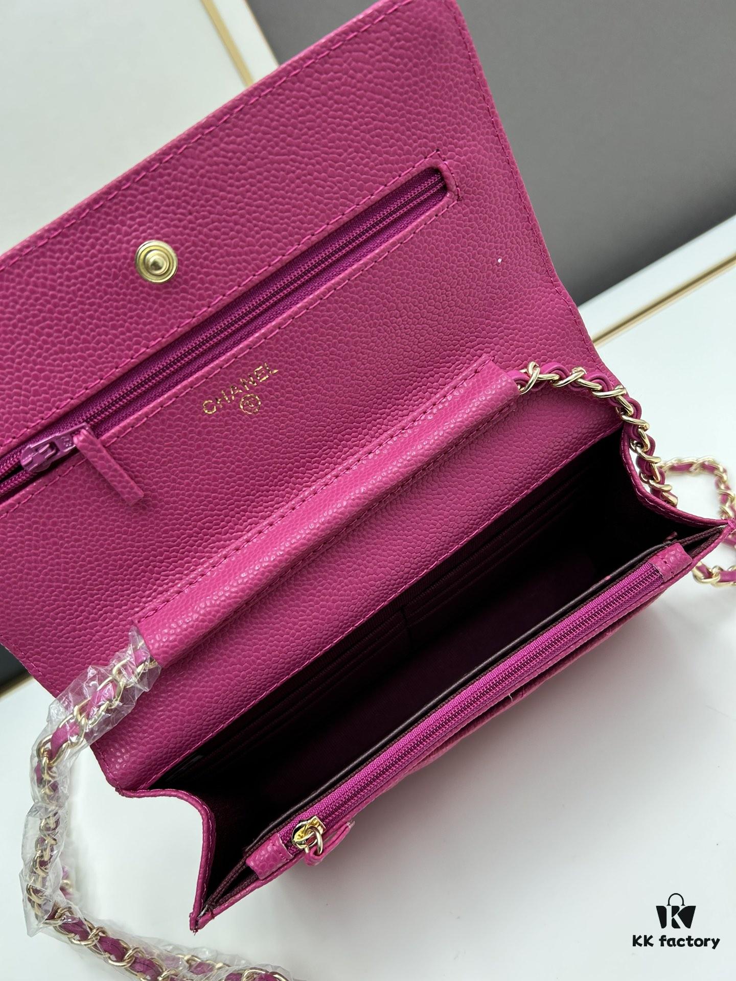 Chanel WOC Classic Fortune Bag with Box (33814 Ball Texture)