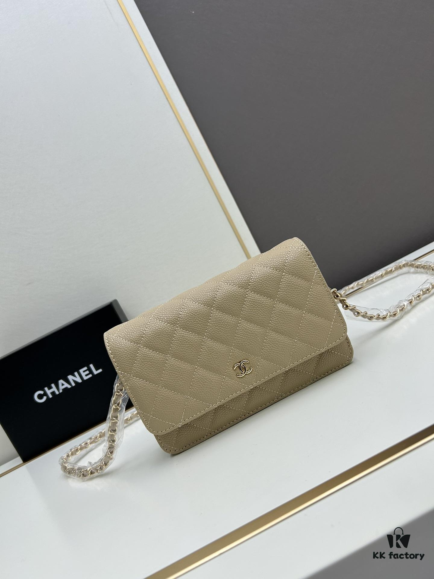 Chanel WOC Classic Fortune Bag with Box (33814 Ball Texture) - Can Be Worn as Crossbody, Shoulder or Clutch