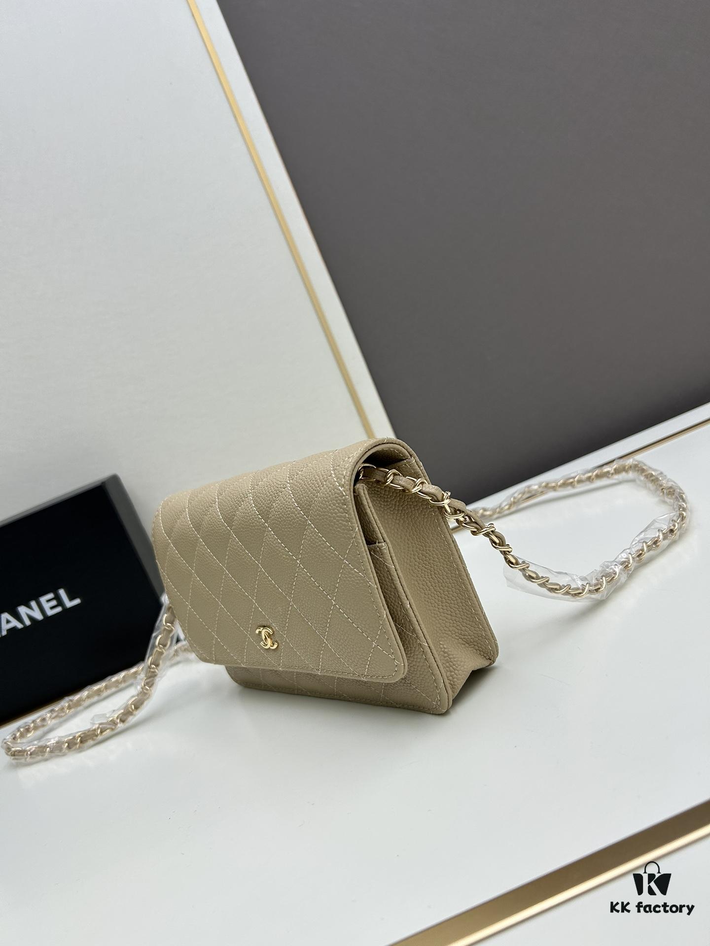 Chanel WOC Classic Fortune Bag with Box (33814 Ball Texture) - Can Be Worn as Crossbody, Shoulder or Clutch