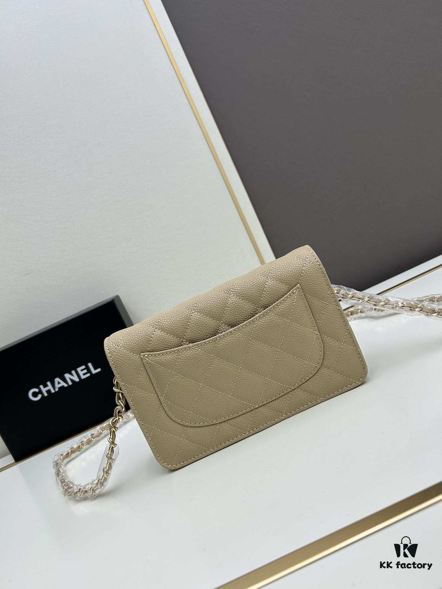 Chanel WOC Classic Fortune Bag with Box (33814 Ball Texture) - Can Be Worn as Crossbody, Shoulder or Clutch