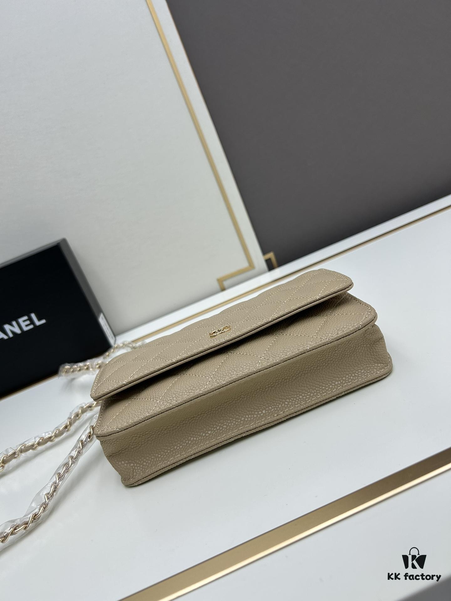 Chanel WOC Classic Fortune Bag with Box (33814 Ball Texture) - Can Be Worn as Crossbody, Shoulder or Clutch