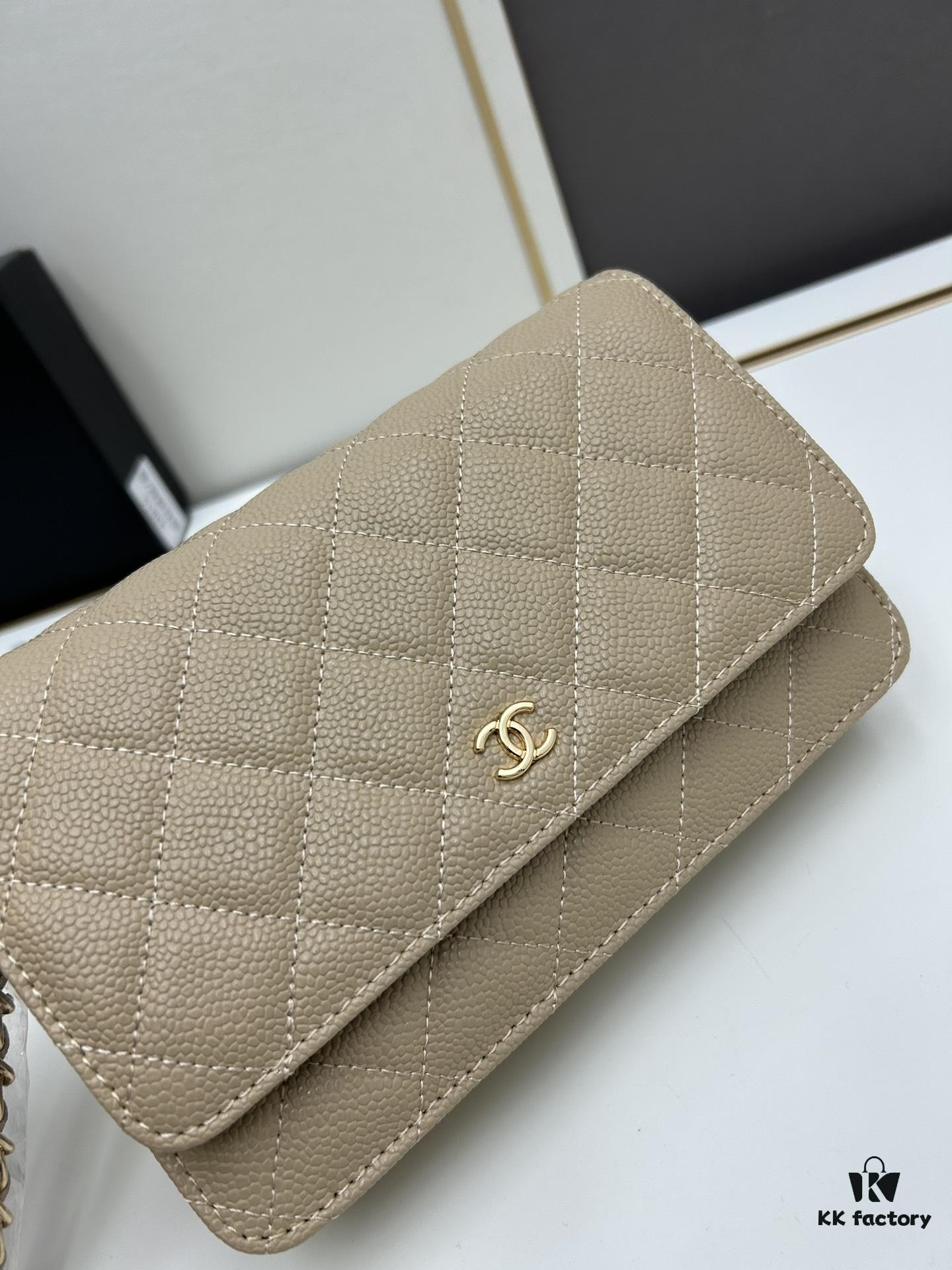 Chanel WOC Classic Fortune Bag with Box (33814 Ball Texture) - Can Be Worn as Crossbody, Shoulder or Clutch
