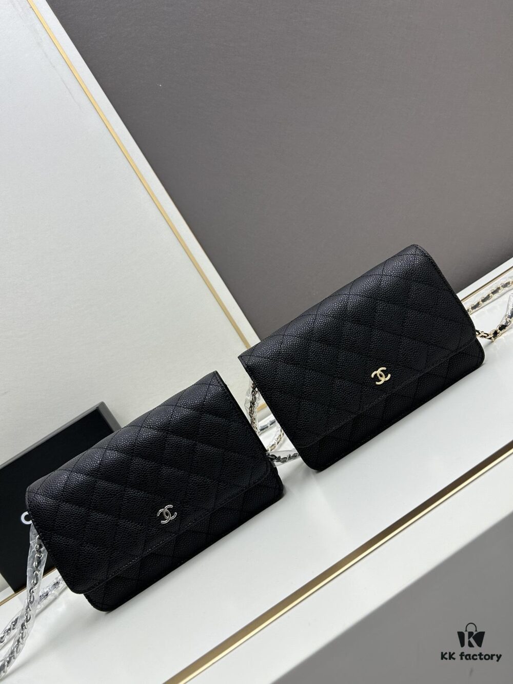 Chanel WOC Classic Fortune Bag with Box (33814 Ball Texture) - Can Be Worn as Crossbody, Shoulder or Clutch