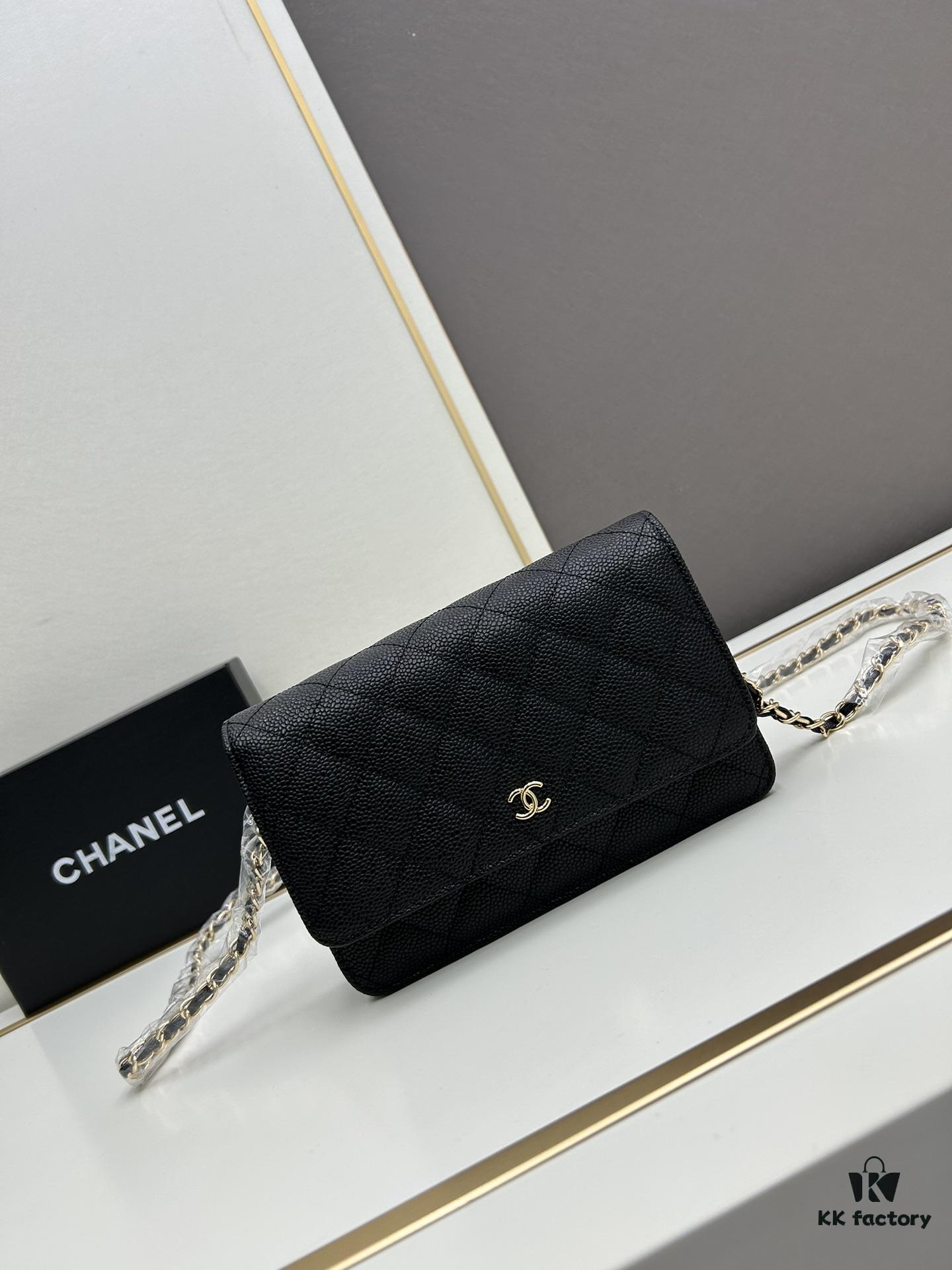 Chanel WOC Classic Fortune Bag with Box (33814 Ball Texture) - Can Be Worn as Crossbody, Shoulder or Clutch