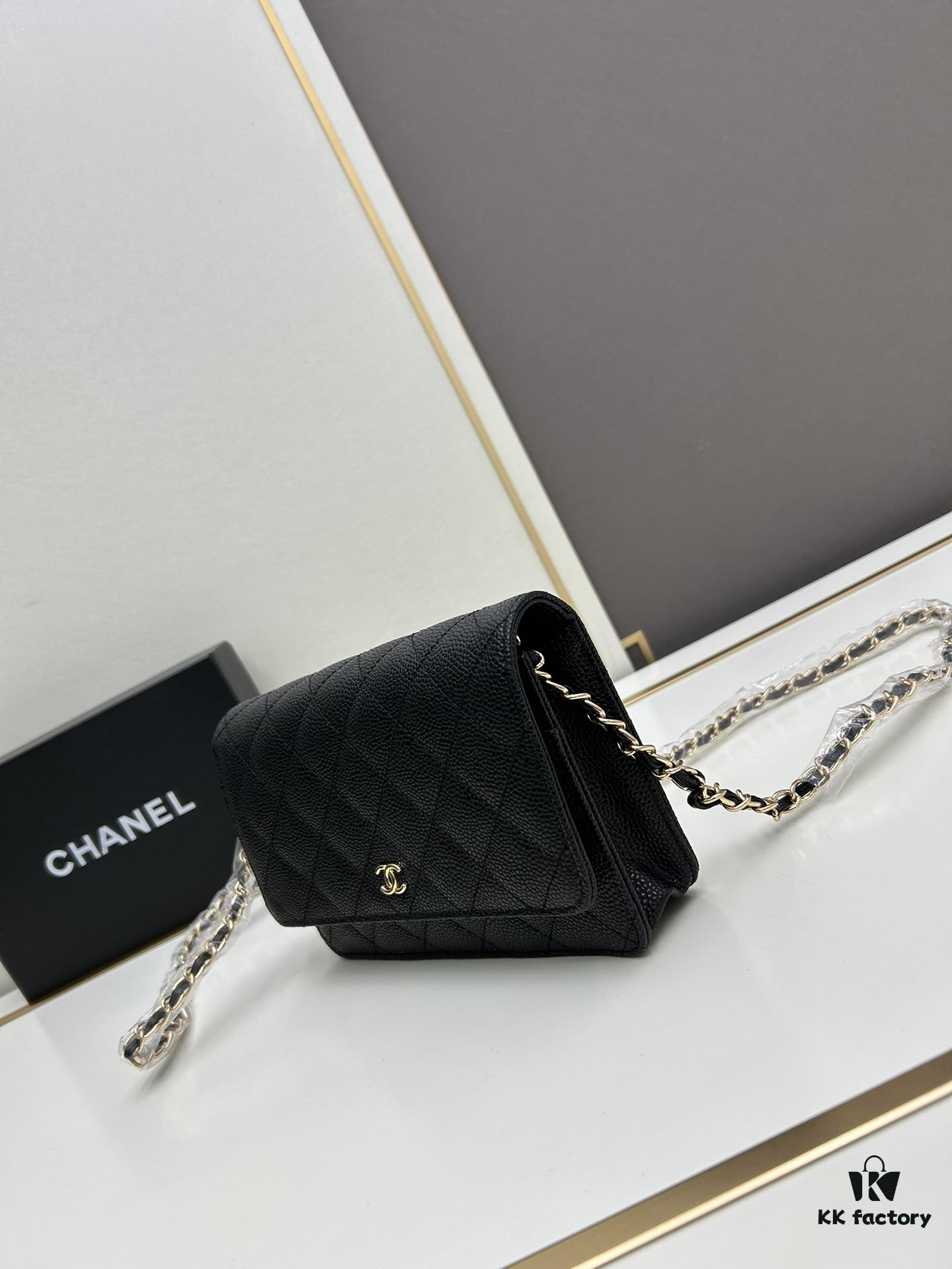 Chanel WOC Classic Fortune Bag with Box (33814 Ball Texture) - Can Be Worn as Crossbody, Shoulder or Clutch