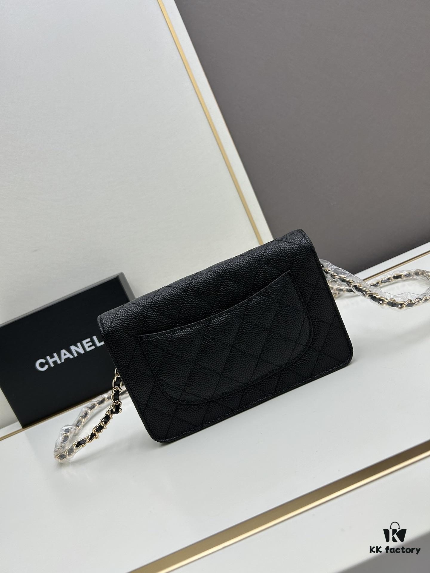 Chanel WOC Classic Fortune Bag with Box (33814 Ball Texture) - Can Be Worn as Crossbody, Shoulder or Clutch