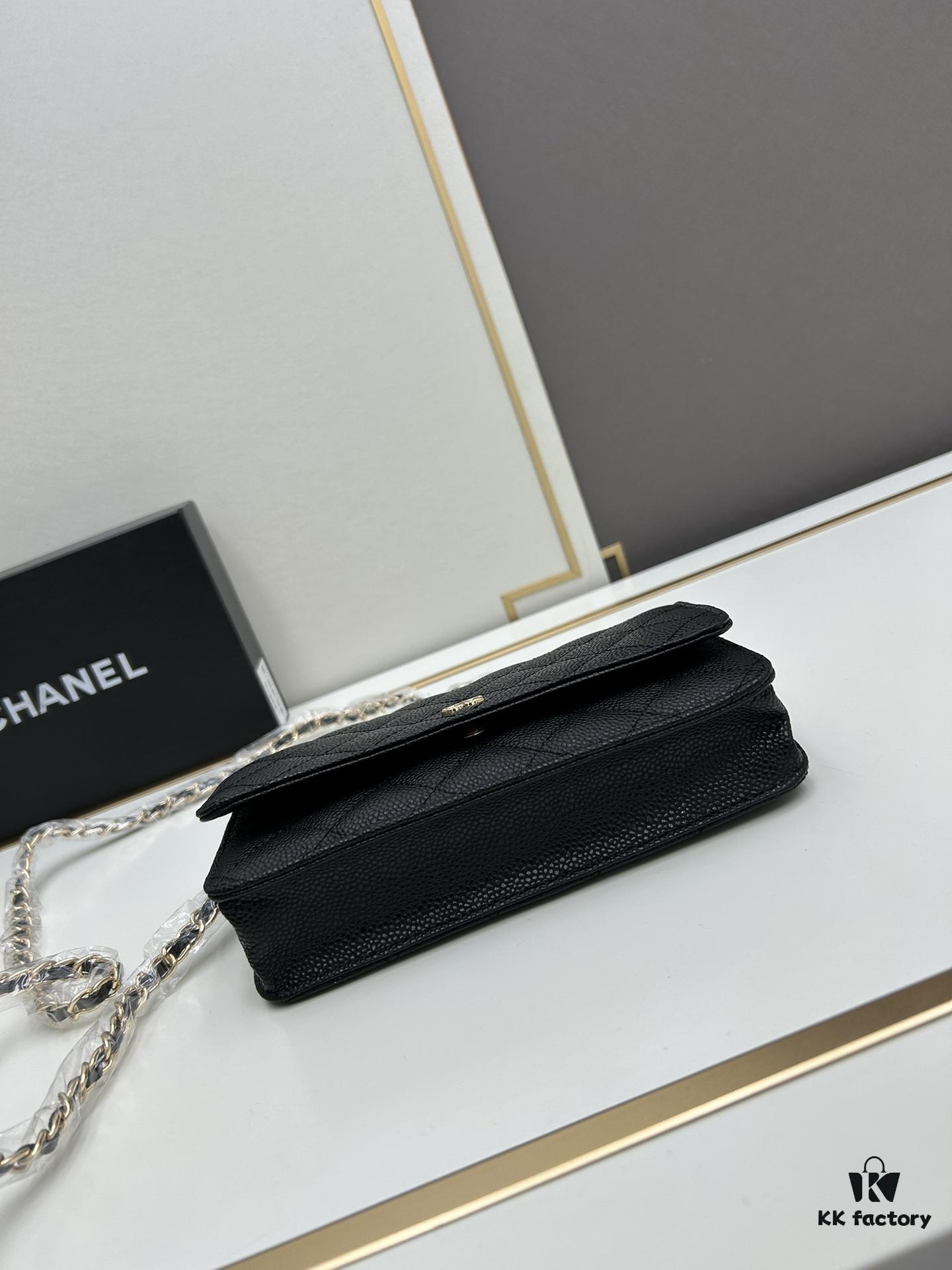 Chanel WOC Classic Fortune Bag with Box (33814 Ball Texture) - Can Be Worn as Crossbody, Shoulder or Clutch