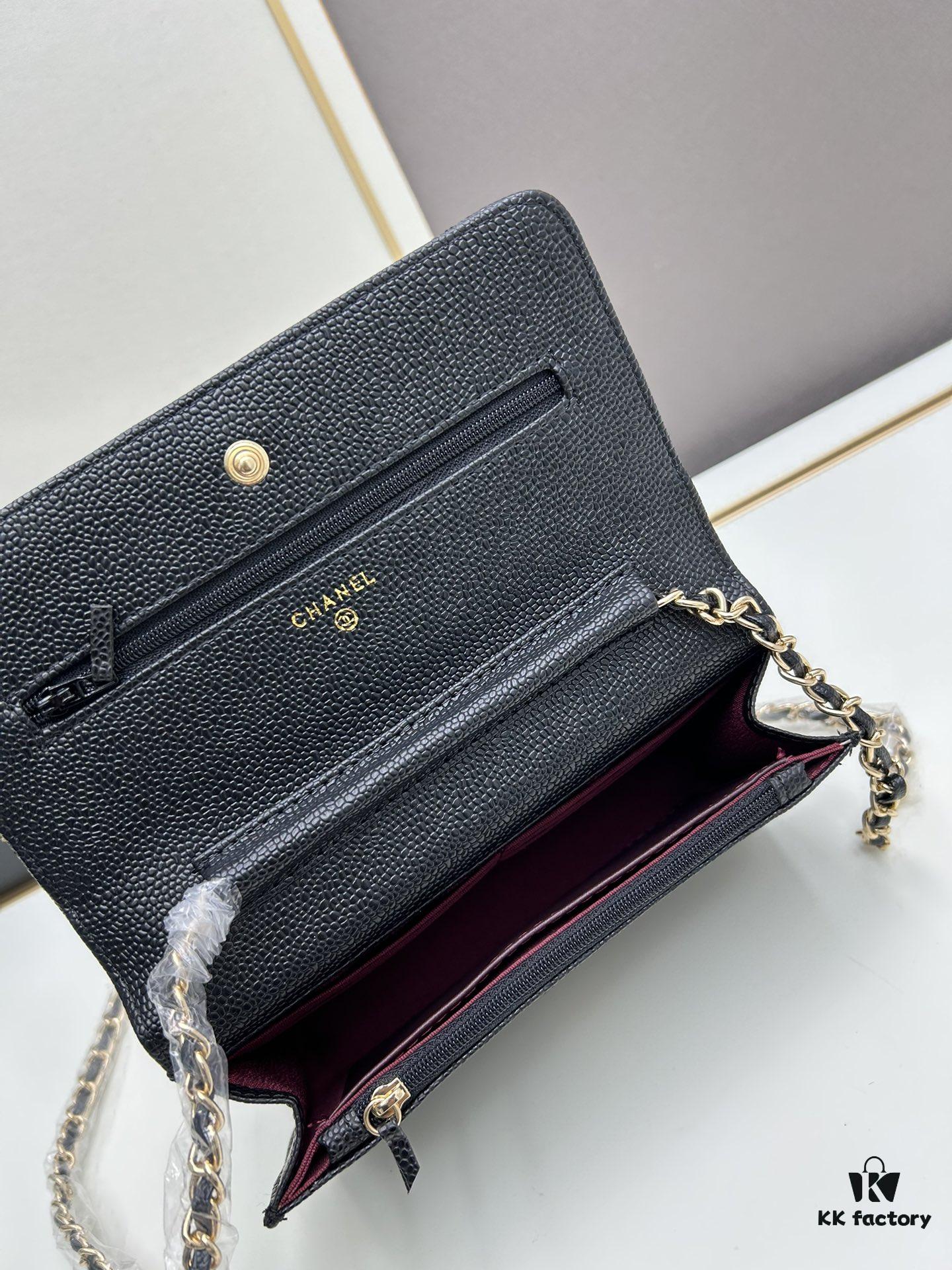 Chanel WOC Classic Fortune Bag with Box (33814 Ball Texture) - Can Be Worn as Crossbody, Shoulder or Clutch