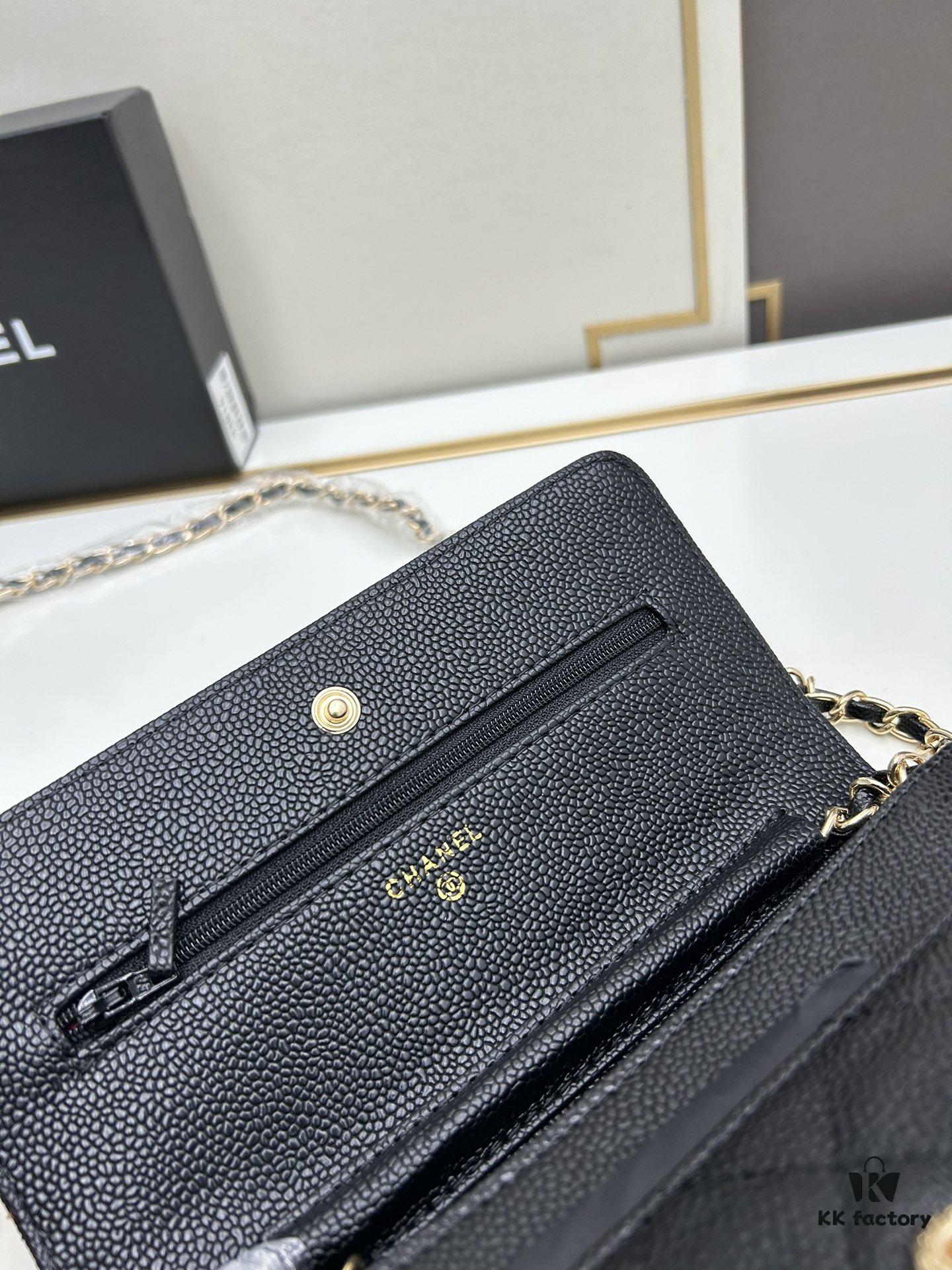 Chanel WOC Classic Fortune Bag with Box (33814 Ball Texture) - Can Be Worn as Crossbody, Shoulder or Clutch