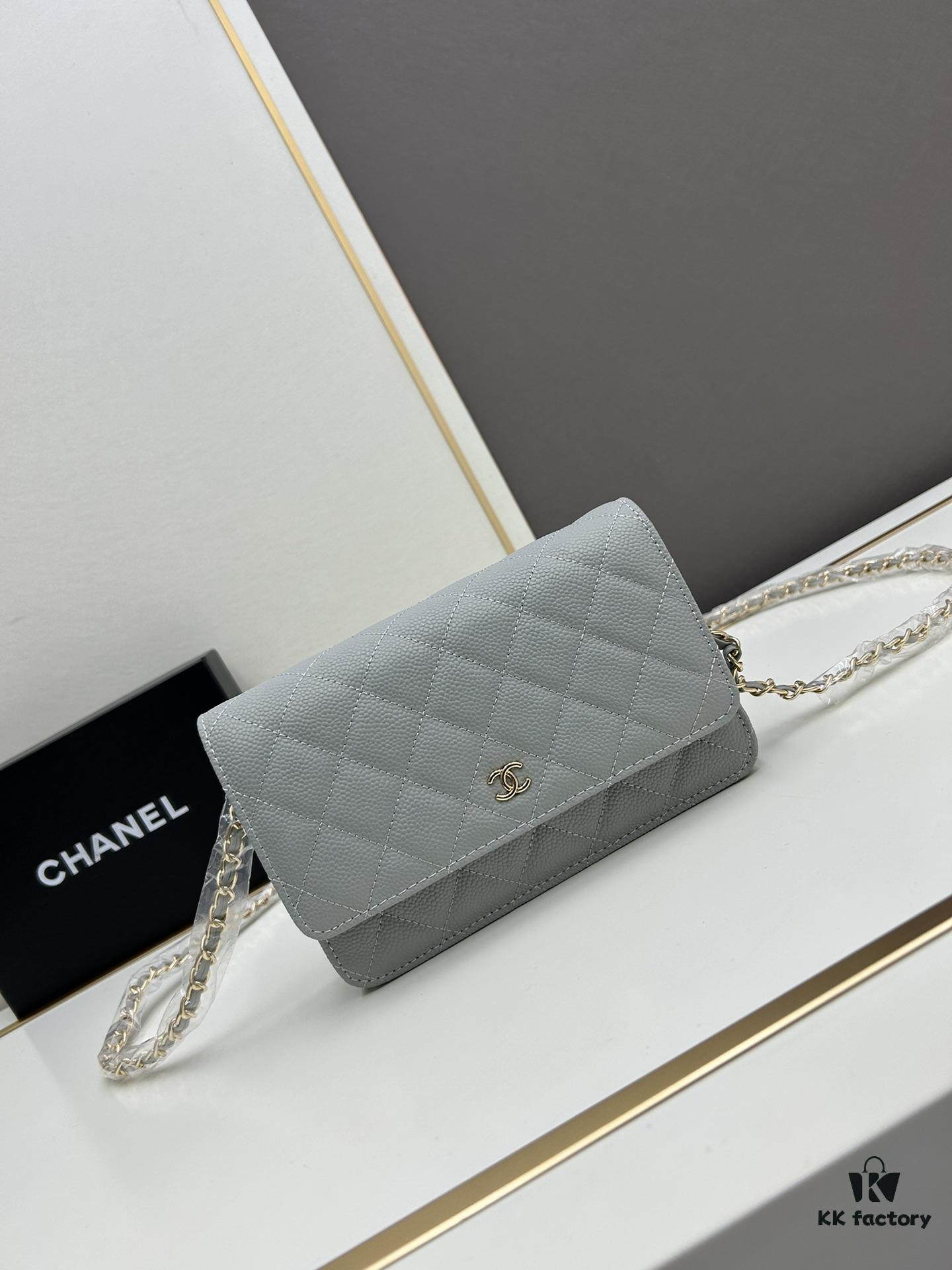 Chanel WOC Classic Fortune Bag with Box (33814 Ball Texture) - Can Be Worn as Crossbody, Shoulder or Clutch