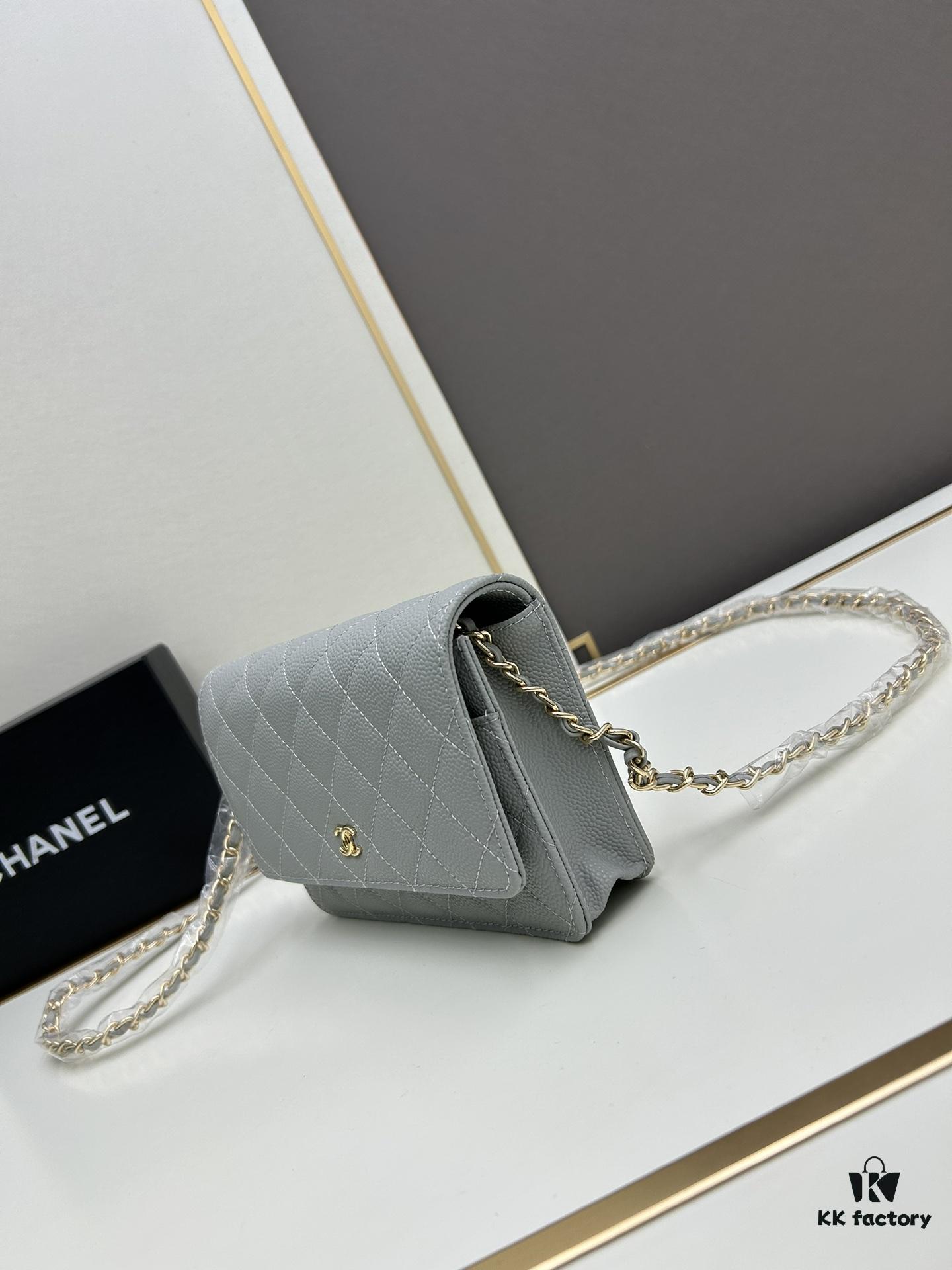 Chanel WOC Classic Fortune Bag with Box (33814 Ball Texture) - Can Be Worn as Crossbody, Shoulder or Clutch