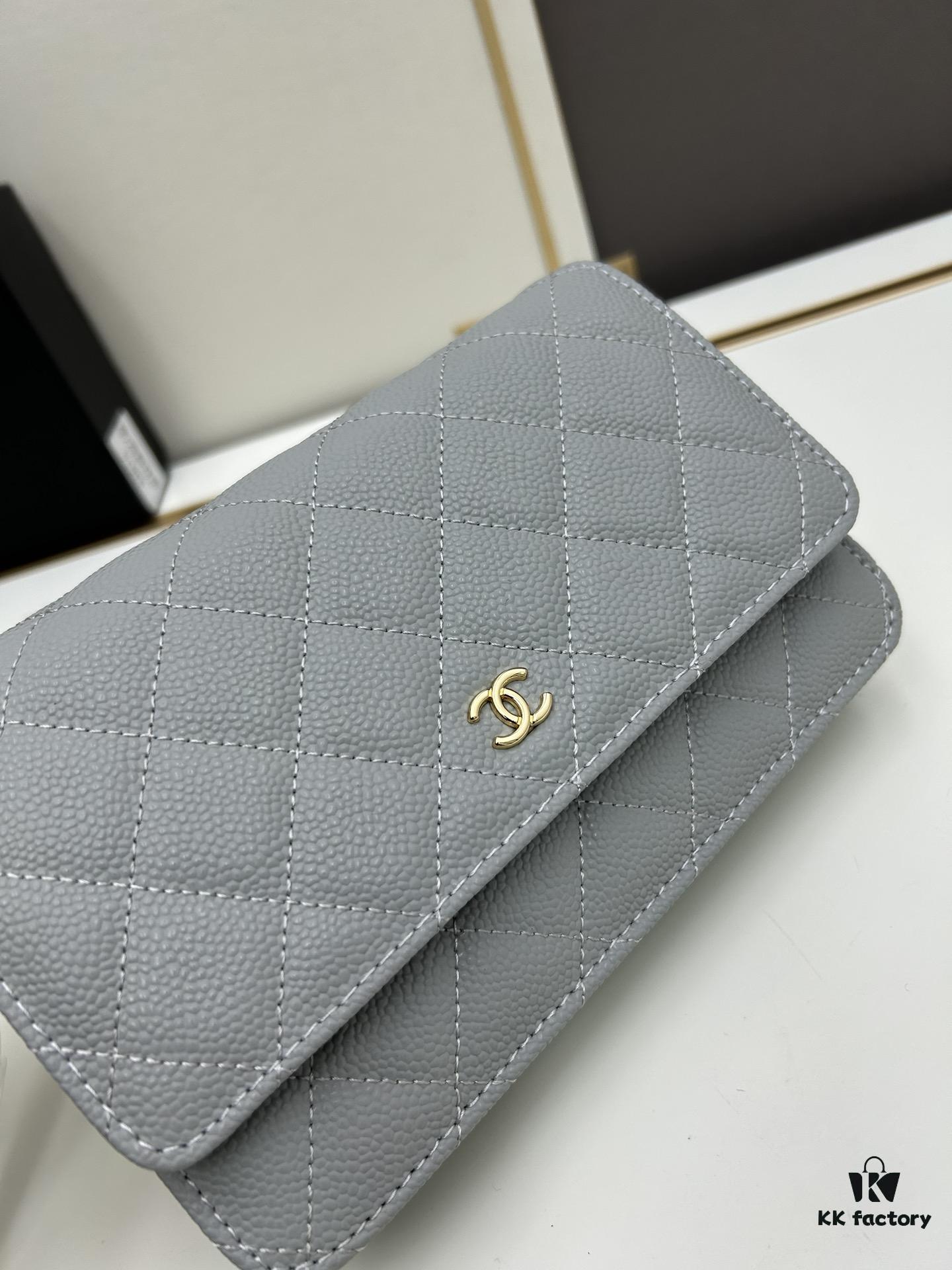Chanel WOC Classic Fortune Bag with Box (33814 Ball Texture) - Can Be Worn as Crossbody, Shoulder or Clutch